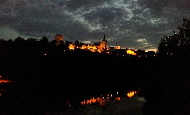 Dunkle Wolken über Wimpfen