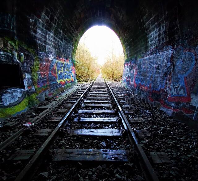 "Out of the dark" (Lerchenbergtunnel Heilbronn)