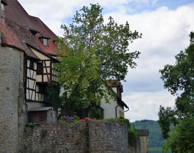 Die Burganlage von außen.