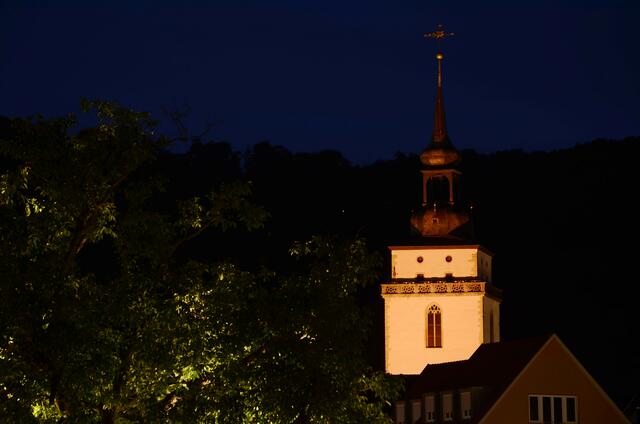 Johanneskirche am Abend