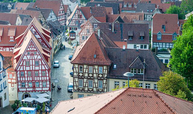Bad Wimpfen vom Blauen Turm (1)