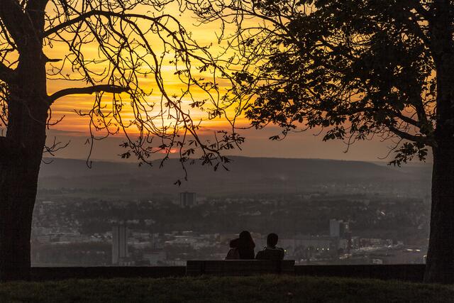 Die Aussicht genießen - Blick zur Innenstadt