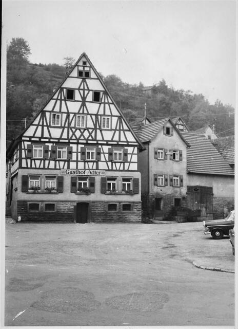 Neu und alt - Blick in die Mühlgasse 20.02.1967