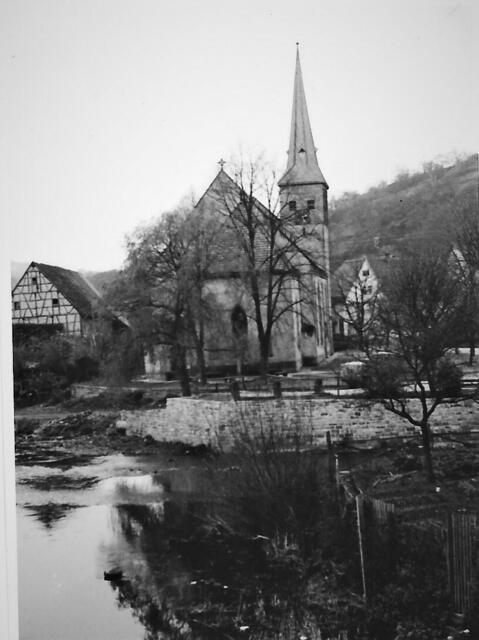 Laurentiuskirche Jagstseite 1959