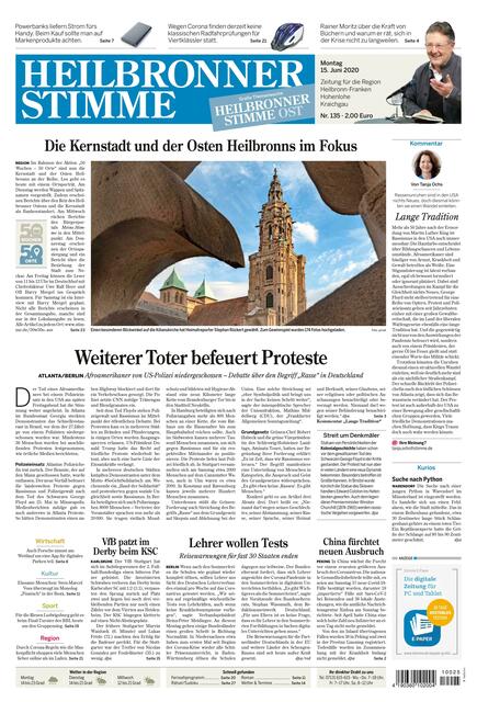 Die Heilbronner Innenstadt samt dem Osten der Stadt sind in KW 25 Hauptbestandteil der Berichterstattung in der Zeitung. Das Foto dazu - und damit der Sieger des Gewinnspiels - kommt von Stephan Rückert.