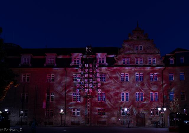 Light of Night zur blauen Stunde in Öhringen