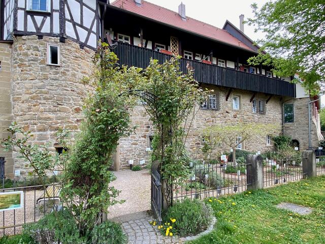 Der Kräutergarten an der Stadtmauer