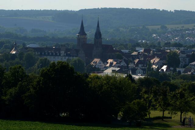 Zentrum Öhringen vom Limesblick