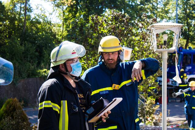 Immer in enger Absprache mit der Feuerwehr