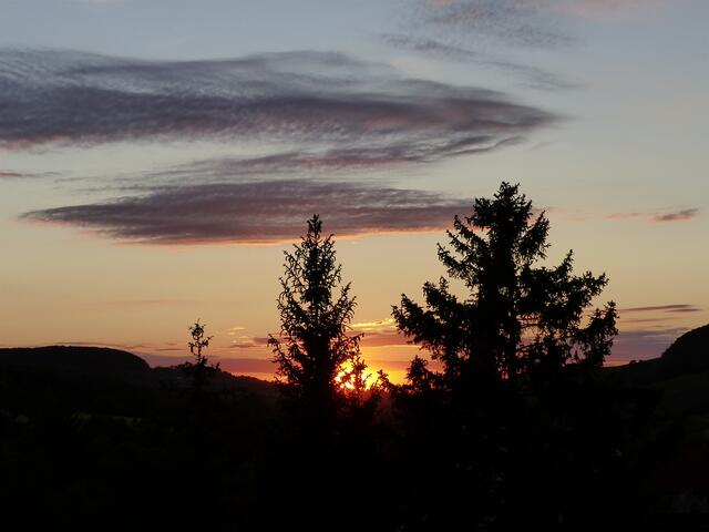 Abendstimmung über Untersteinbach
