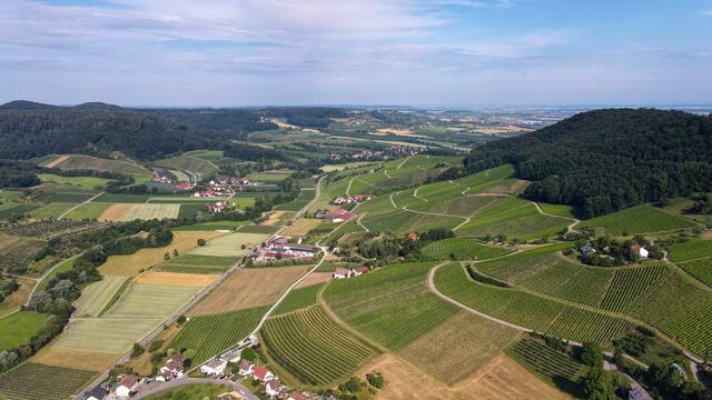 Blick von Untersteinbach Richtung Baierbach