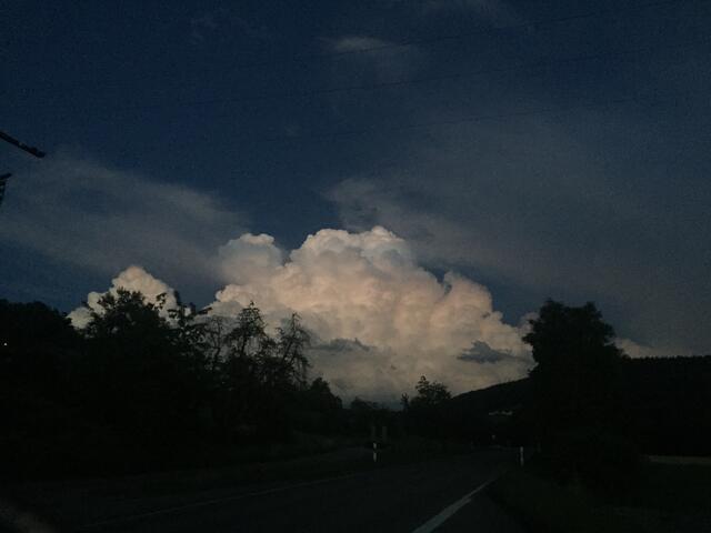 Gewitter droht