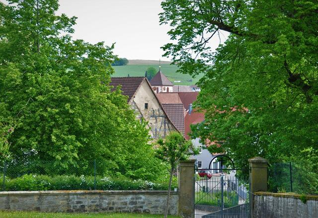 Blick vom Friedhof