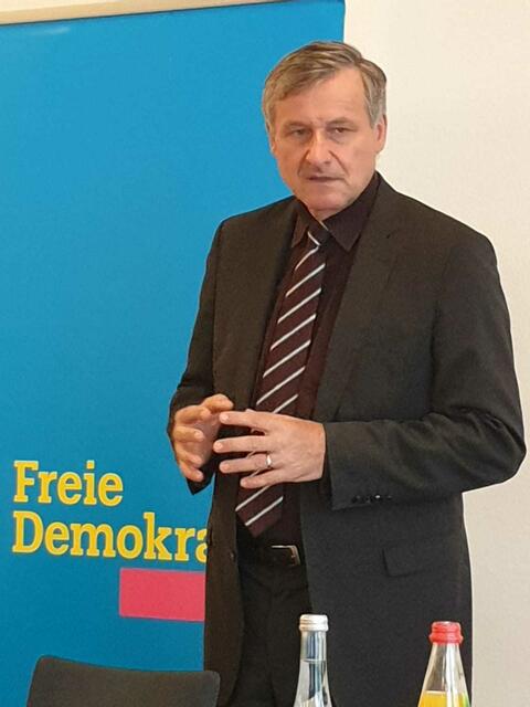 Dr. Hans Ulrich Rülke, Fraktionschef der FDP im Bundestag