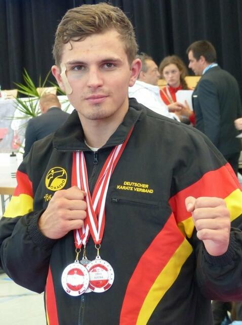 Felix Peschau nach erfolgreichem Wettkampf