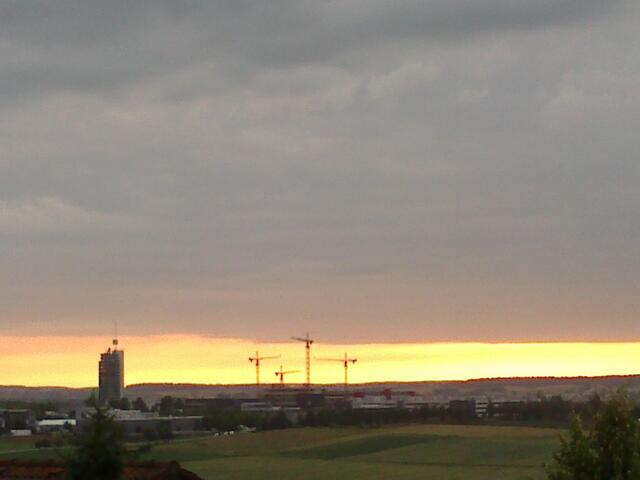 Gewitterstimmung über Neckarsulm