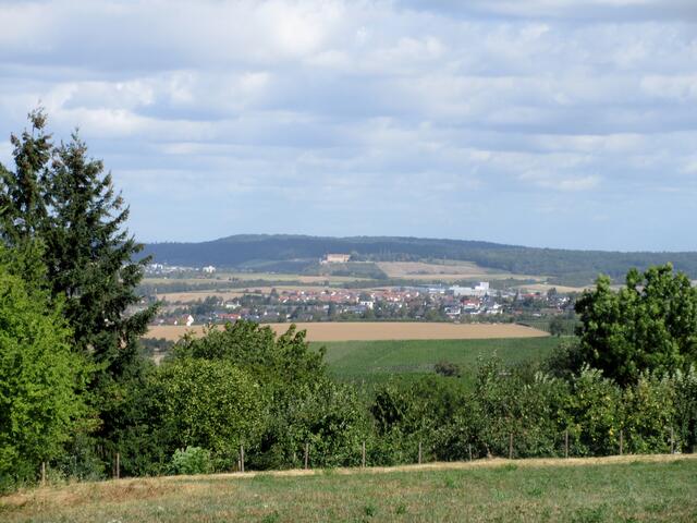 Und nur an einer Stelle, in einer bestimmten Kurve konnte man kurz zur Burg Stettenfels blicken.