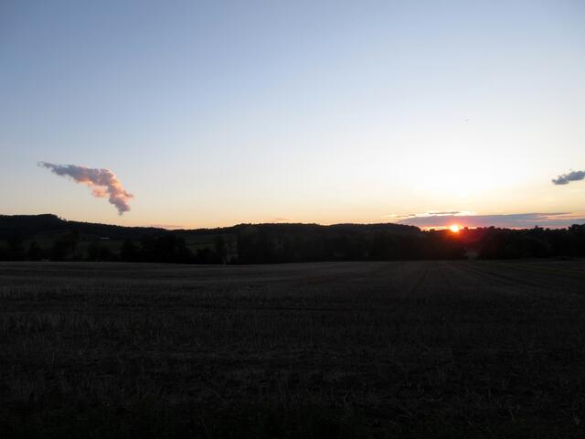 Links im Bild die typische Kühlwasser-Wolke des GKN, Neckarwestheim