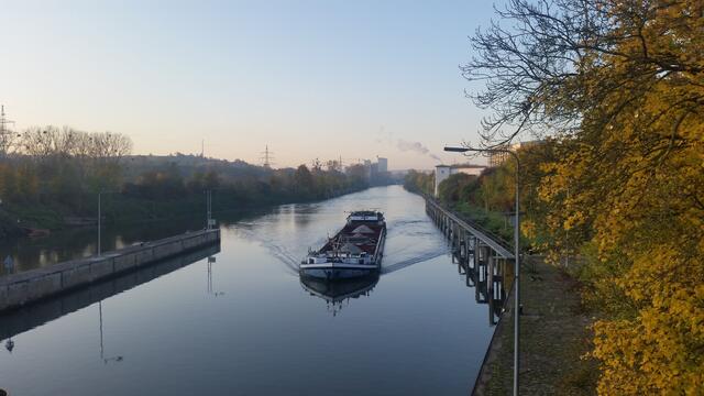 Schleuse Kochendorf Richtung Jagstfeld