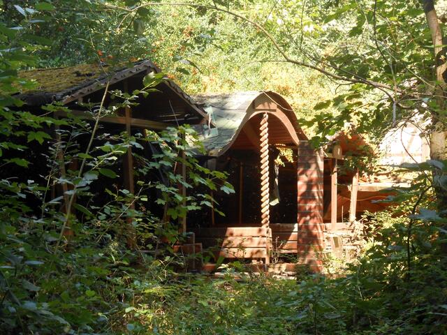 Die Waldschänke wird nun auch zum "Lost Place". Sehr schönes Foto unserer Wanderfreundin. | Foto: Aurelie Kling