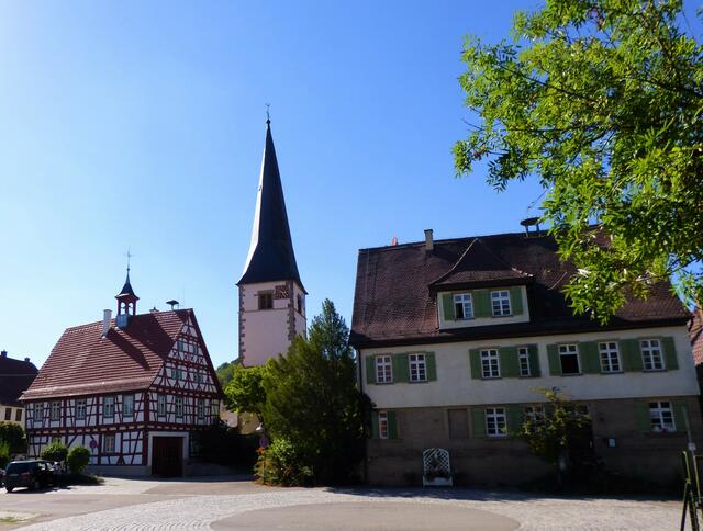Ein schönes Ensemble in Mühlhausen.