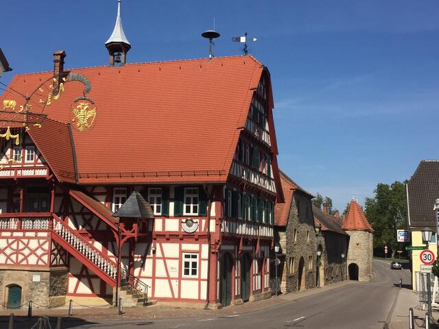 Altes historisches Rathaus in Kochendorf