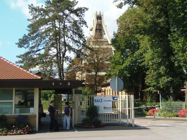 Nochmal der Eingang zum Steinsalzbergwerk in Kochendorf.