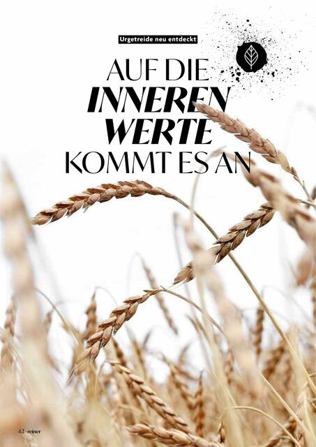 Über Urkorn geht es auf vier Seiten. Auch leckere Rezepttipps gibt Stefanie Dehn von den Urkornpuristen.
