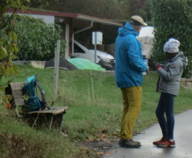 Auch wenn die Wanderung noch so kurz sein sollte, Trinkpausen sind wichtig. | Foto: A.Spörle