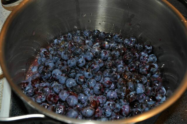 Schlehen in den Kochtopf mit wenig Wasser | Foto: Daniela Somers