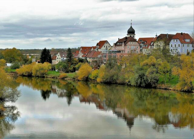 Spiegelung am Neckar