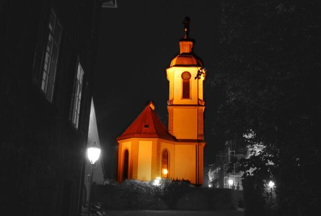 St.Kilianskirche in Duttenberg - Licht im Dunkel-