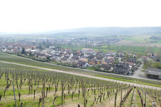Blick von Aussichtsplattform über Pfaffenhofen