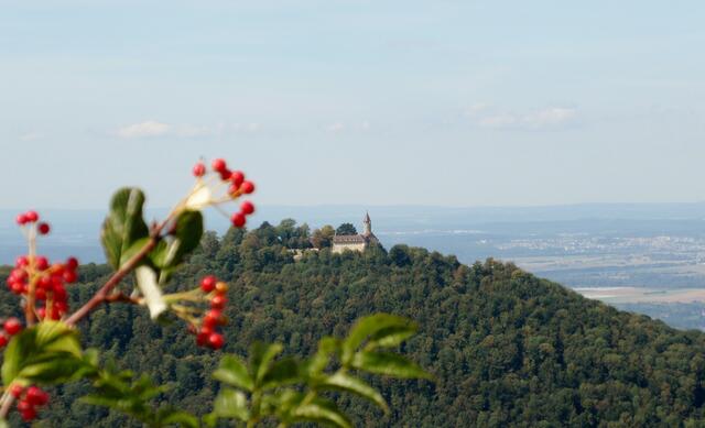 2018 im September der Blick vom Breitenstein zur Burg Teck, da war klar, dass dieses Wanderheim des Schwäbischen Albvereins auch erwandert werden muss.