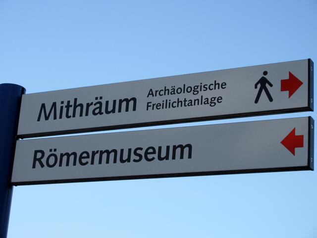 Das Mithräum in Güglingen ist gleich erreicht.