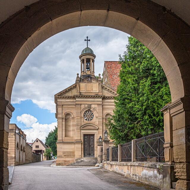 Voller Durchblick hatte Heimatreporter Erwin Weigend bei seinem wunderschönen Bild von der Schlosskapelle in Schwaigern. | Foto: Erwin Weigend