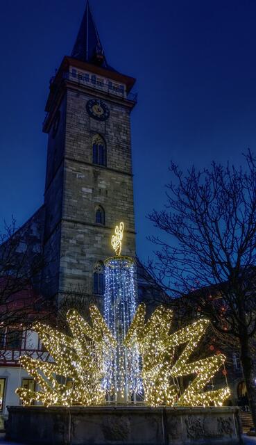 Stiftskirche und Lichterglanz