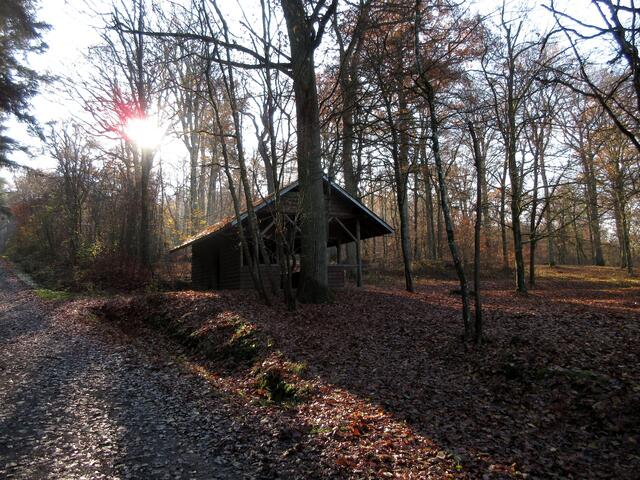 Ein schöner Rastplatz beim Naturlehrpfad, hier kann man Richtung Tiefenbach zurück am Katzbach entlang wandern.