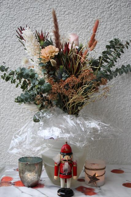 Der tolle Trockenblumenstrauss