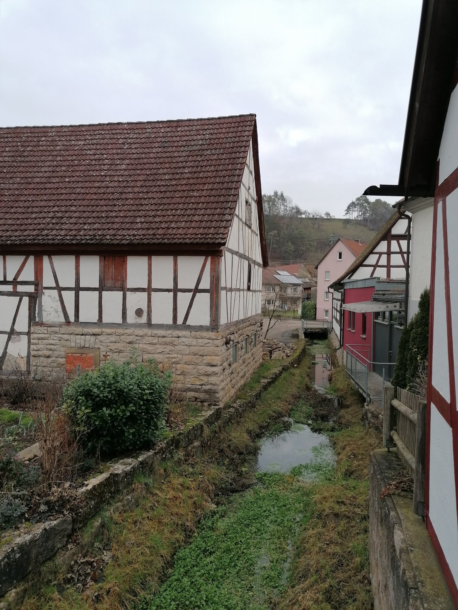 weihnachtliches, stille Sindeldorf Schöntal