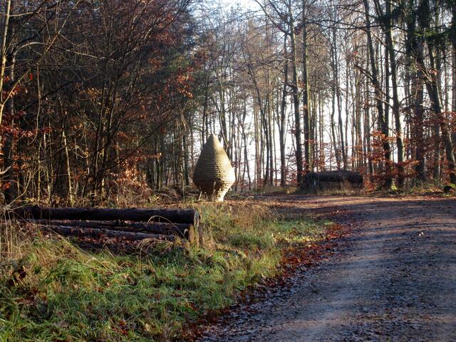 Das BUGA-Ei hätte keinen besseren Platz erhalten können, als hier beim Bürgerwald.