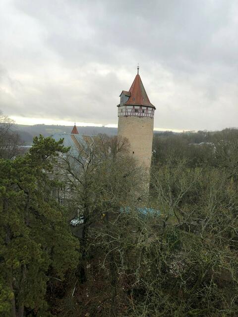 Ende war vor der Schloss- und Burganlage, wo zum Abschluss mehrere Lieder über der Altstadt erklangen