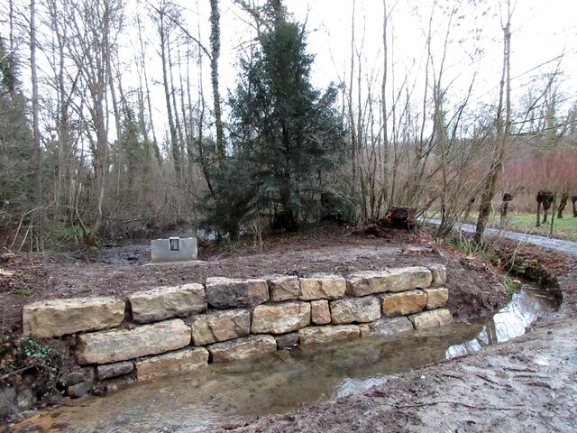 Eine neue Staumauer ist im Köpfertal entstanden.