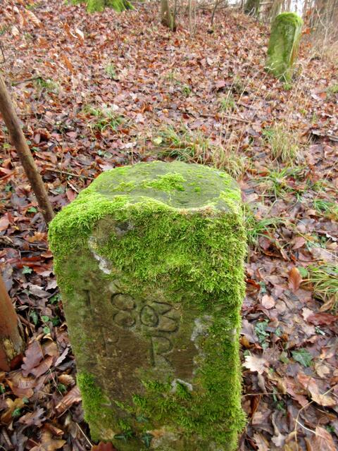Hier ist der Löffel im Stein gut zu erkennen. BR steht für Brettach.