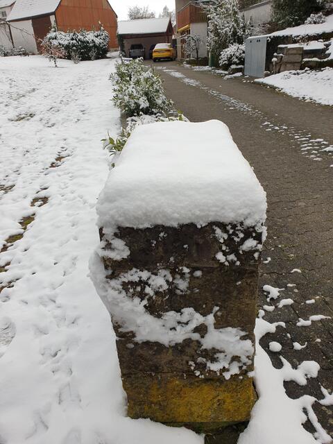 Erster Schnee am 07.01.2021