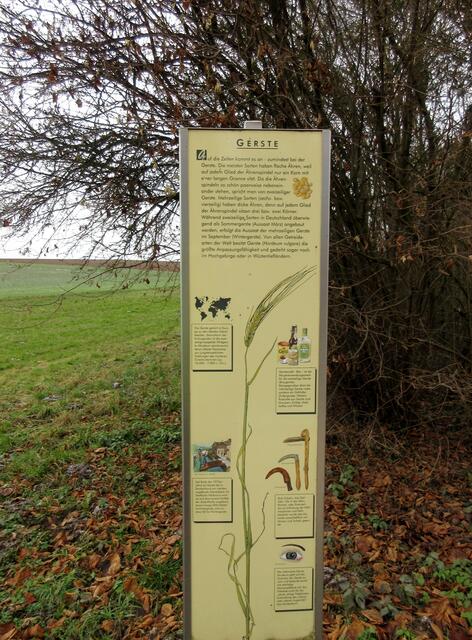 Landwirtschaftlicher Lehrpfad.