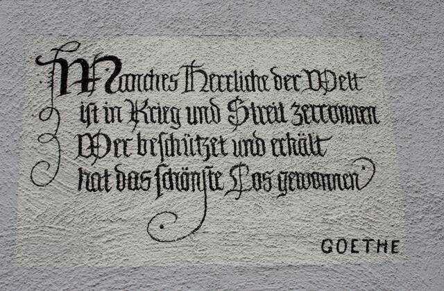 Seit Michael Harmsen und Elke Pfeifer diese Sprüche in meine.stimme veröffentlichen, fallen die den Wanderern noch mehr auf.