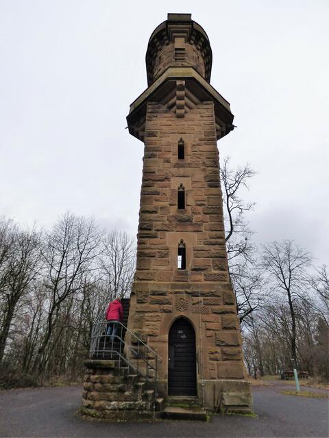 Highlight historischer "Schweinsbergturm". Der musste auf jeden Fall bestiegen werden.