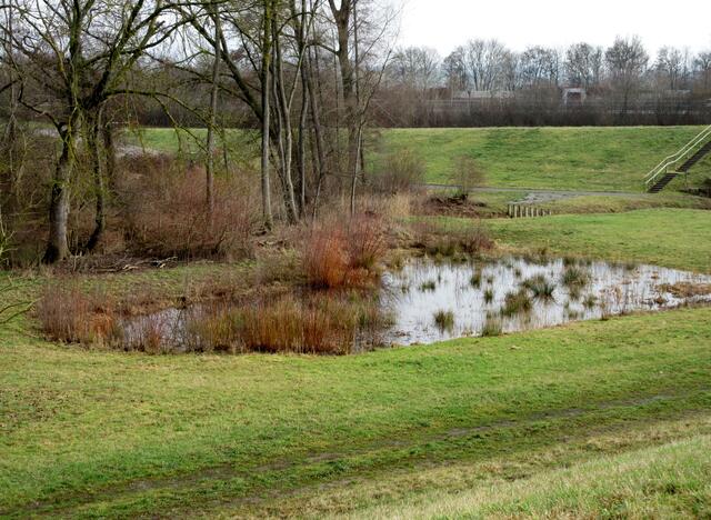 Der Umweg führte aber am Naturdenkmal "Bustadt" vorbei, das wir sonst nicht entdeckt hätten.