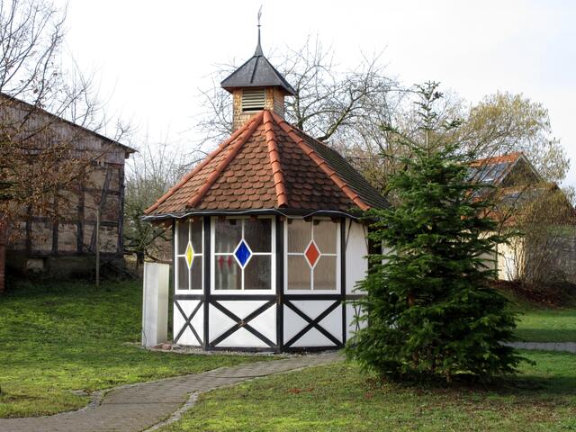 Ein Nachbau der ehemaligen Kapelle
